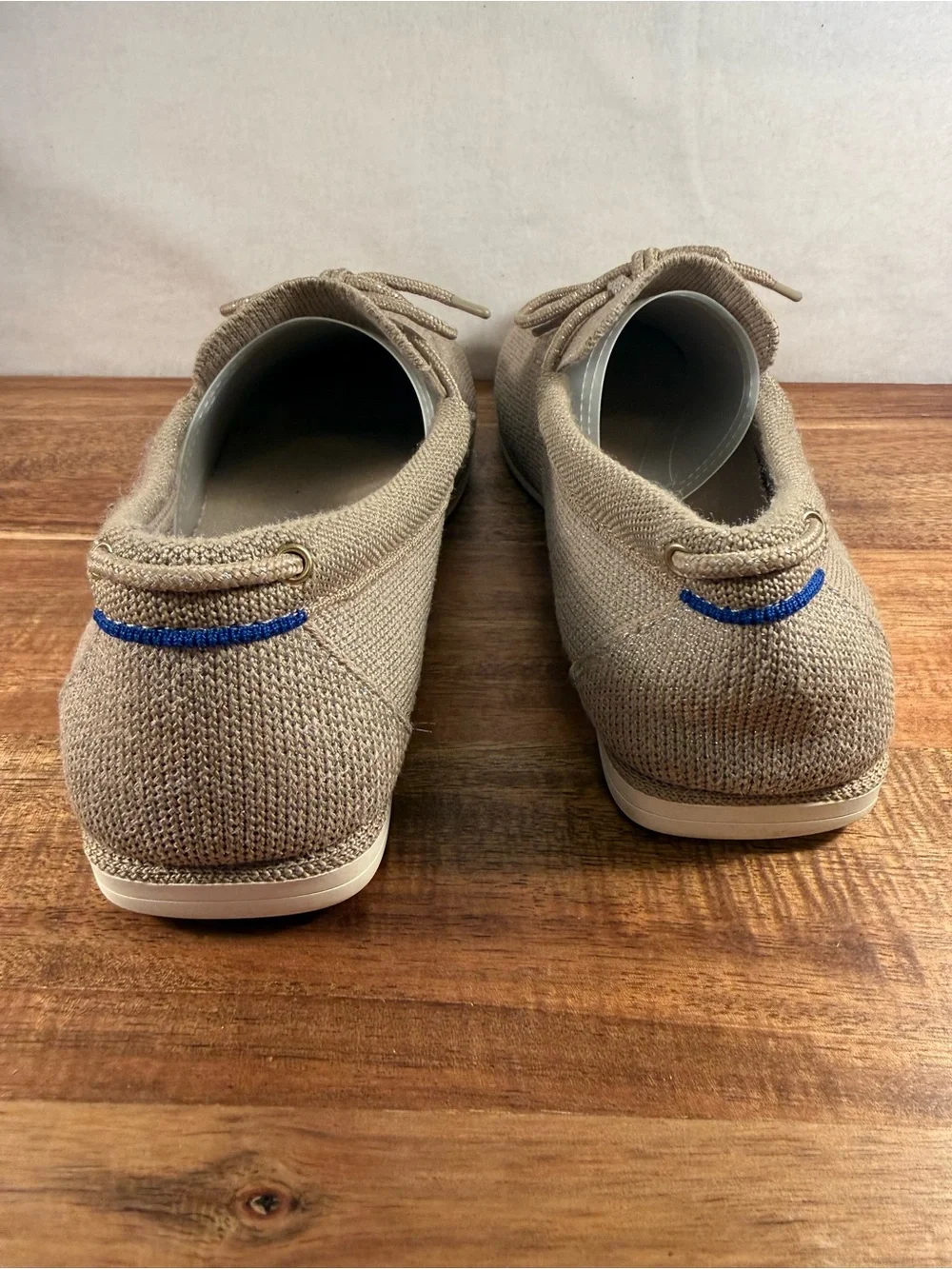 Rothy's Boat Shoe in Shimmery Sand Size 7.5